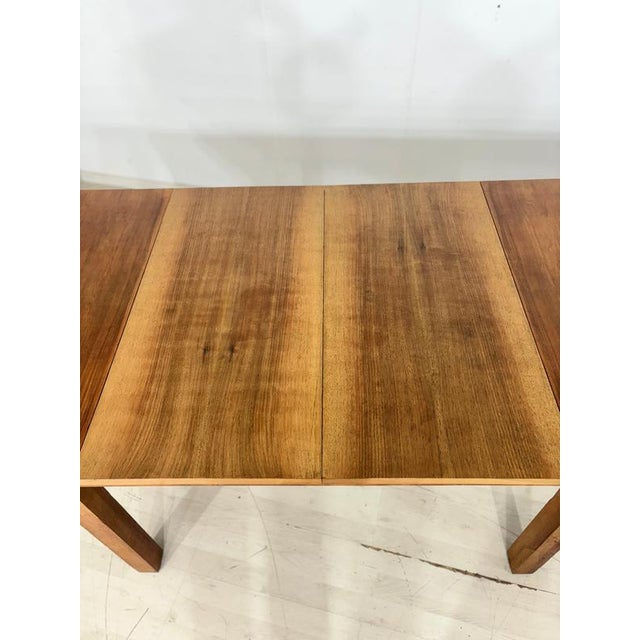 Vintage Art Deco Extendable Dining Table in Walnut, 1928 For Sale - Image 4 of 9
