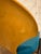 Vintage Postmodern Stacking Chair From Germany’s Kusch+Co, 1980s With Newly Upholstered Teal Faux Mohair Seat For Sale - Image 9 of 12