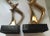 Mid-Century Modern Vintage 1970s Brass Flight of Seagulls Birds Statues Sculptures - Set of 2 For Sale - Image 3 of 5