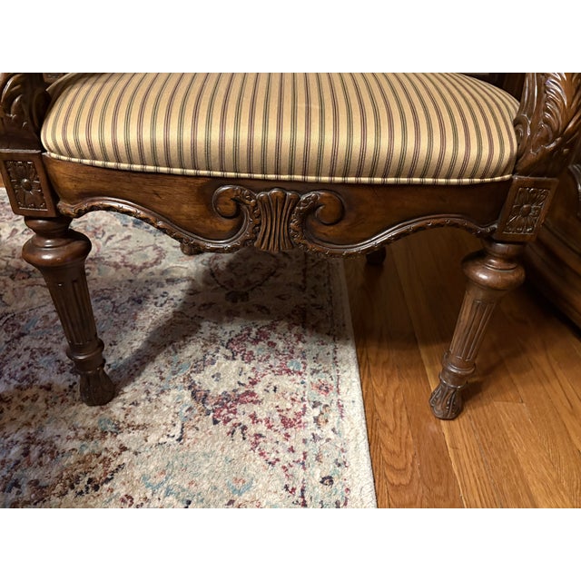 Wood Drexel Heritage Dining Room Chairs - Set of 6 For Sale - Image 7 of 16