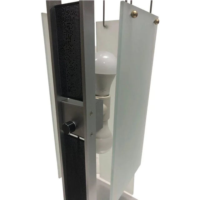 Metal 1990s George Kovacs Architectural Aluminum Table Lamp - Pair For Sale - Image 7 of 9