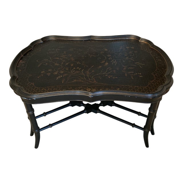 Chinoiserie Ethan Allen Mirabelle Coffee Table Chairish
