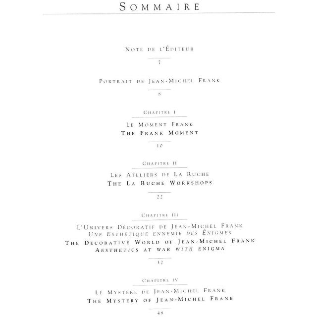 Paper "Jean-Michel Frank" 1997 Chanaux, Adolphe For Sale - Image 7 of 12