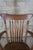 Early 20th Century Antique Windsor Farmhouse Style Maple Slat Back Rocking Chair & Cushion Rocker For Sale - Image 5 of 13