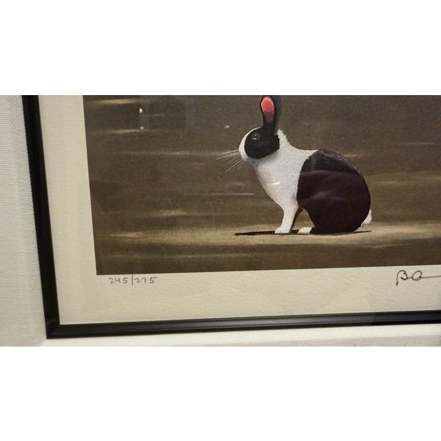 Robert Deyber ‘Hare Out of Place 1’ Signed Numbered Framed Lithograph Whimsical Contemporary For Sale In Washington DC - Image 6 of 8