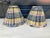 Mary Jane McCarty Designs Madras Plaid Shirred Lampshades - a Pair For Sale - Image 4 of 4