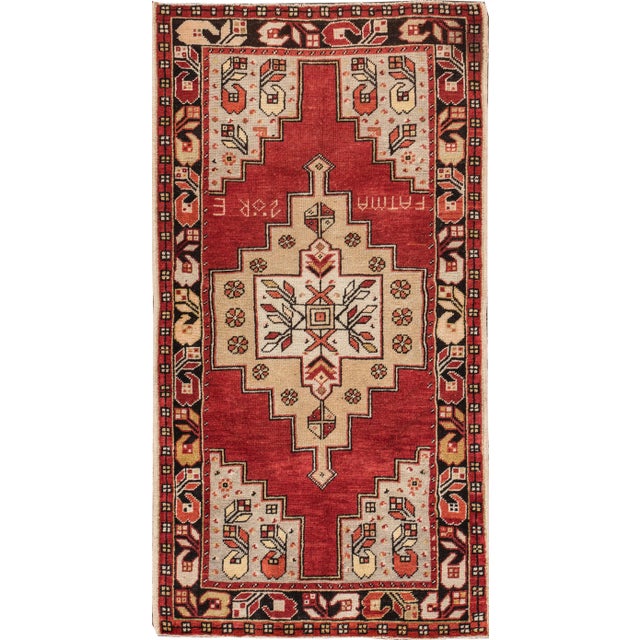 Mid-20th Century Vintage Anatolian Rug, 3'6" X 6'5" For Sale - Image 4 of 4