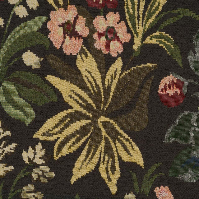 Traditional Sample - Schumacher Flower Garden Tapestry Fabric In Multi For Sale - Image 3 of 5