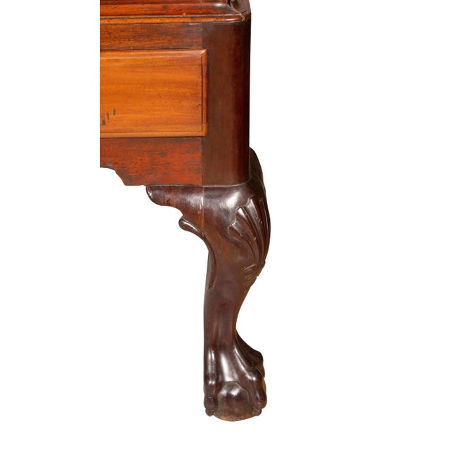 Wood Late 18th Century Irish Georgian Mahogany Blanket Chest For Sale - Image 7 of 13