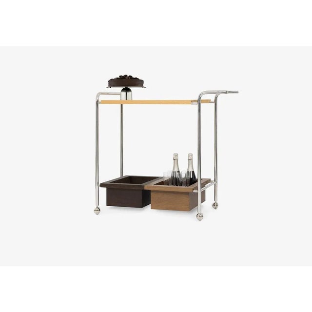 Contemporary Eugenie Tea Trolley by Marqqa, Set of 4 For Sale - Image 3 of 7