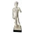 Vintage 1960 Alabaster & Marble "Elaganza" Roman David Nude Sculpture Italy Marked For Sale