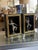 Pair of Vintage Bronze Thai Prince Statues Figurines in Shadow Boxes Shadow Boxes Measure 10.5"H x 8"W x 3.5"