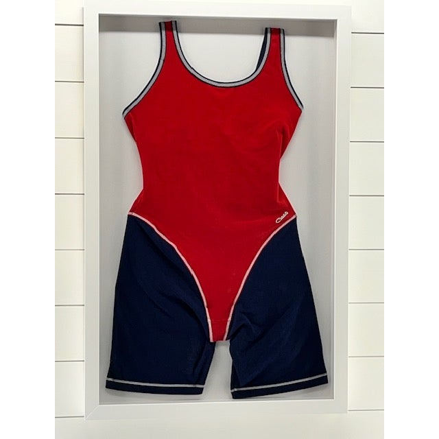 Vintage Red/Blue Catalina Swimsuit For Sale - Image 4 of 4