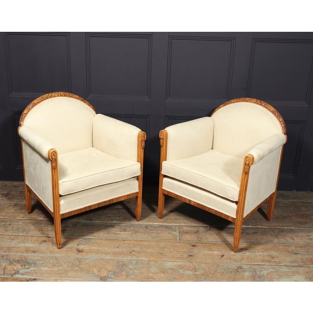 Set of French Art Deco Armchairs by Paul Follot, 1925 For Sale - Image 17 of 18