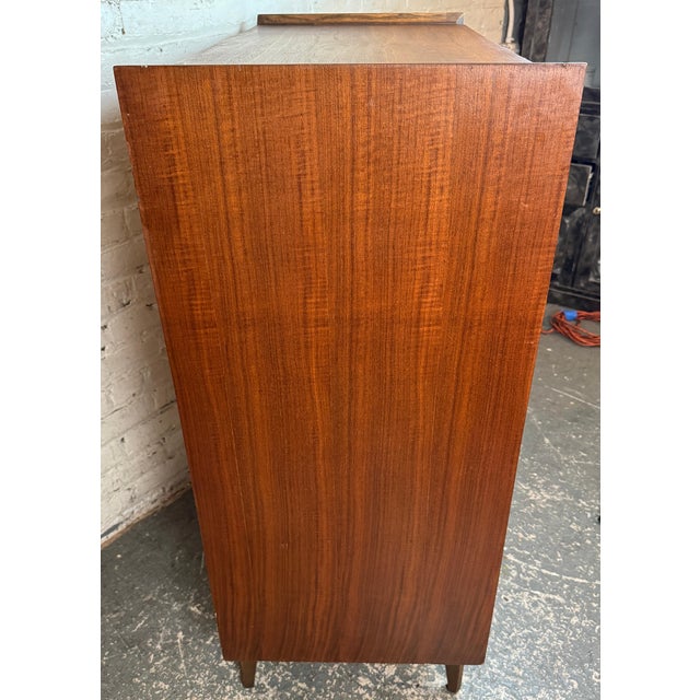 Lane Furniture Mid 20th Century Lane "First Edition" Mid-Century Walnut Highboy Dresser For Sale - Image 4 of 18