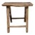 Vintage Elm Wood Stool For Sale