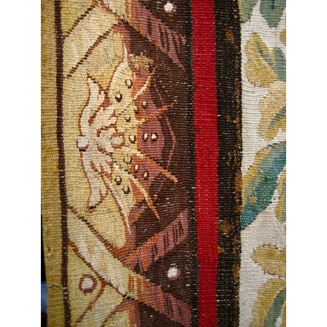 Aubusson Verdure Tapestry Waterfall With an Heron and Bridge Jean-Batiste Pillement Circa 1750 For Sale - Image 14 of 18