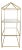 Late 20th Century Large Gilt Metal Obelisk Etagere Shelves 76" For Sale