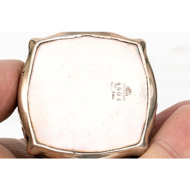 19th Century 19th Century Antique Whiting Fine Sterling Silver Clad Rococò Style Inkwell For Sale - Image 5 of 5