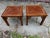Mid 20th Century Mahogany Chinoiserie Side Tables With Gold Inlay, a Pair For Sale - Image 5 of 12