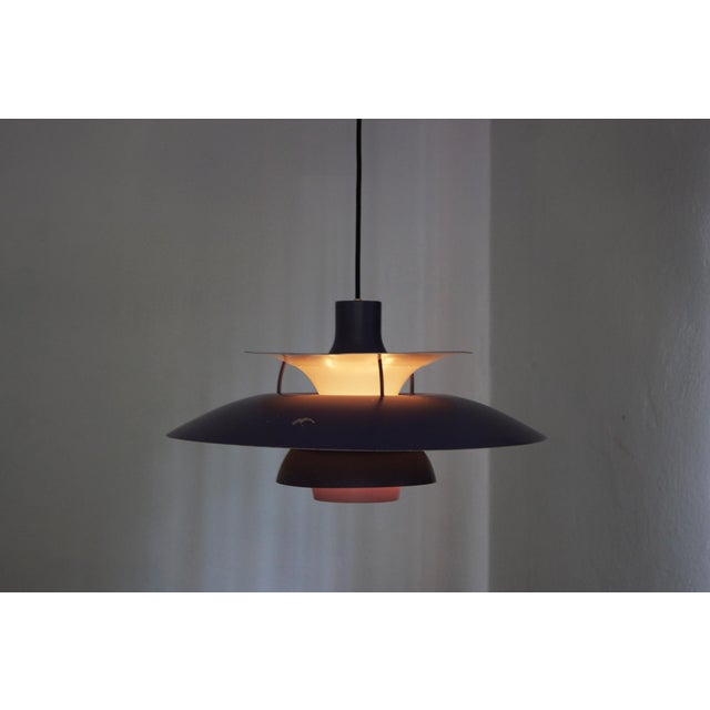 Purple Purple PH5 Pendant Lamp by Poul Henningsen for Louis Poulsen, 1960s For Sale - Image 8 of 9