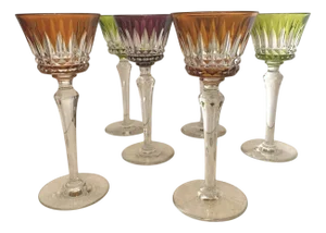 Cut Crystal Glasses from Baccarat, 20th Century, Set of 6