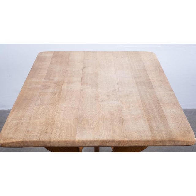 Vintage Oak Dining Table by Henning Kjærnulf, Denmark, 1960s For Sale - Image 9 of 10