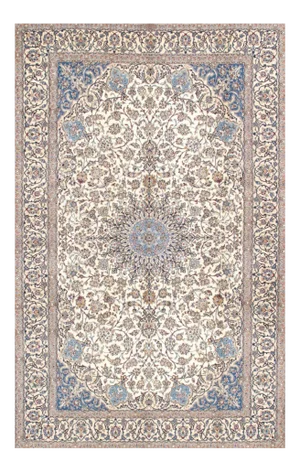 Pasargad Nain Silk & Wool Area Rug - 7' 3" X 11'11"