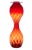 Blenko #2129 19" Amberina Floor Vase For Sale