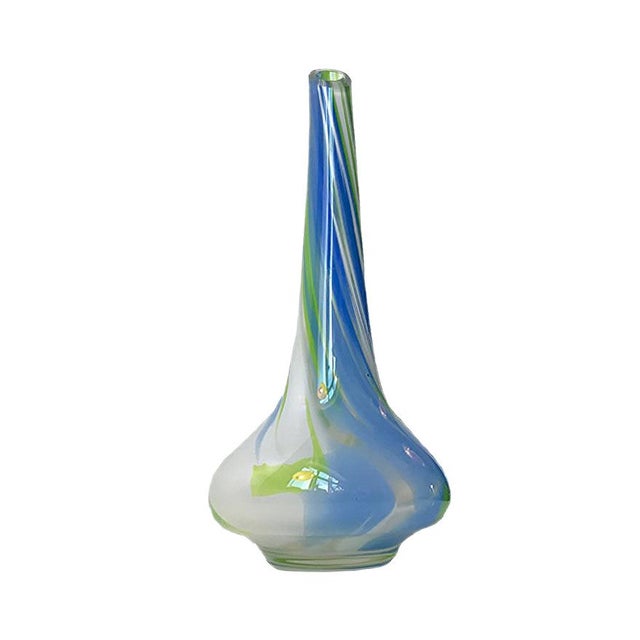 Vintage Striped Murano Vase by Venini, 1960s For Sale - Image 8 of 8