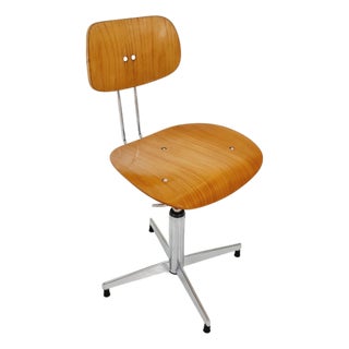 Bauhaus German Swivel Chair by Egon Eiermann for Wilde & Spieth, 1950s For Sale