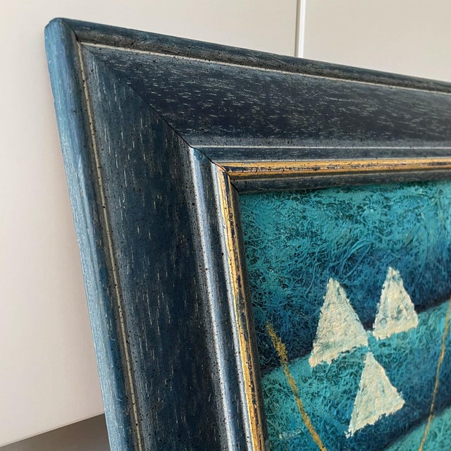 B. Long, Abstract Artworks, 1960s, Canvas Paintings, Set of 2 For Sale - Image 9 of 18