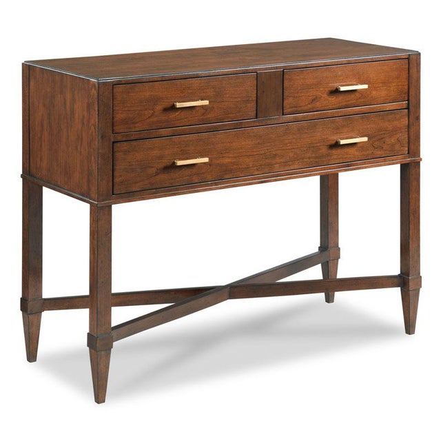 Transitional Provence Hall Chest in Brown For Sale - Image 3 of 3