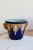 Antique Fives-Lille Cachepot in Blue Glazed Ceramic with Neo-Renaissance Decor by Gustave De Bruyn, 19th Century For Sale - Image 11 of 11