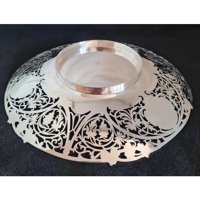 Sterling Silver Cake Stand from Cooper Brothers & Sons, Sheffield, 1962 For Sale - Image 7 of 13