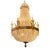 French Louis XVI Style Gilt Bronze and Crystal Basket Chandeliers For Sale