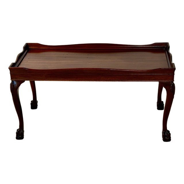 Early 20th Century Mahogany Tea Table For Sale
