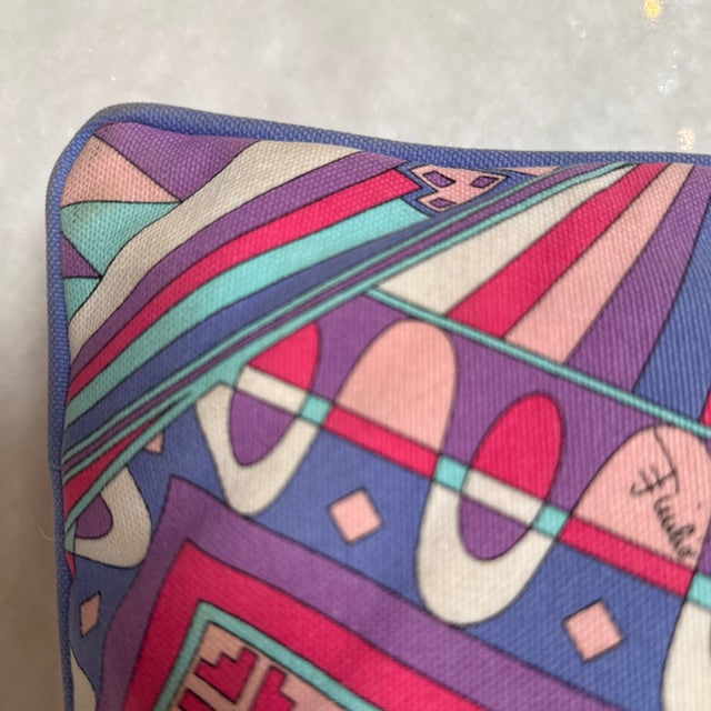 Emilio Pucci Kaleidoscope Throw Pillow For Sale - Image 11 of 12