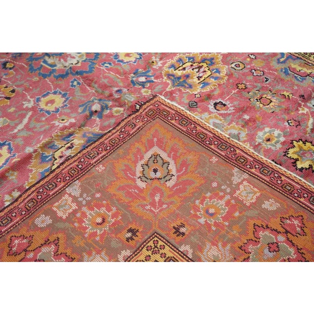 Vintage European Wave Rug 8'11'' x 15'6'' For Sale In New York - Image 6 of 11