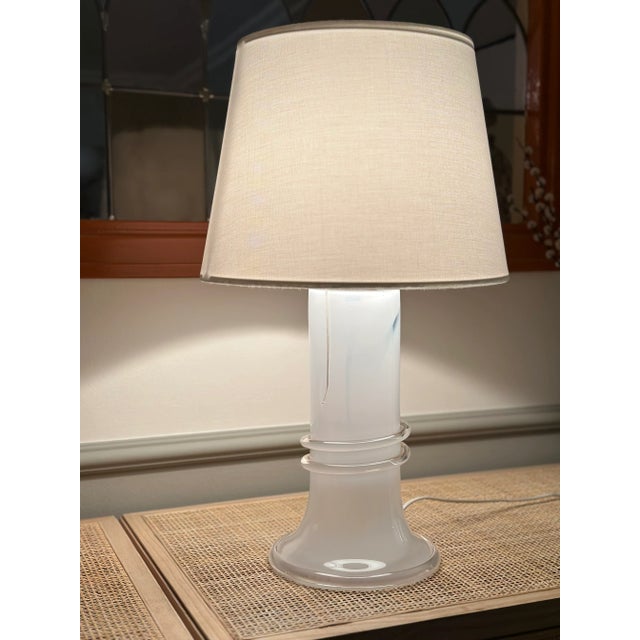 Large Glass Table Lamp from Atelje Lyktan, 1980s For Sale - Image 10 of 10