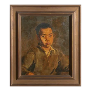 Charles Cabot Daniels, Young Boy - Kong, Painting