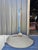 Metal Vintage Large (36" Diameter) Gold Hanging Pendant "Ufo" Light Fixture For Sale - Image 7 of 9