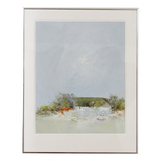 Rolf Dalin, Swedish Österlen-Inspired Painting, 1980s, Oil Painting, Framed For Sale