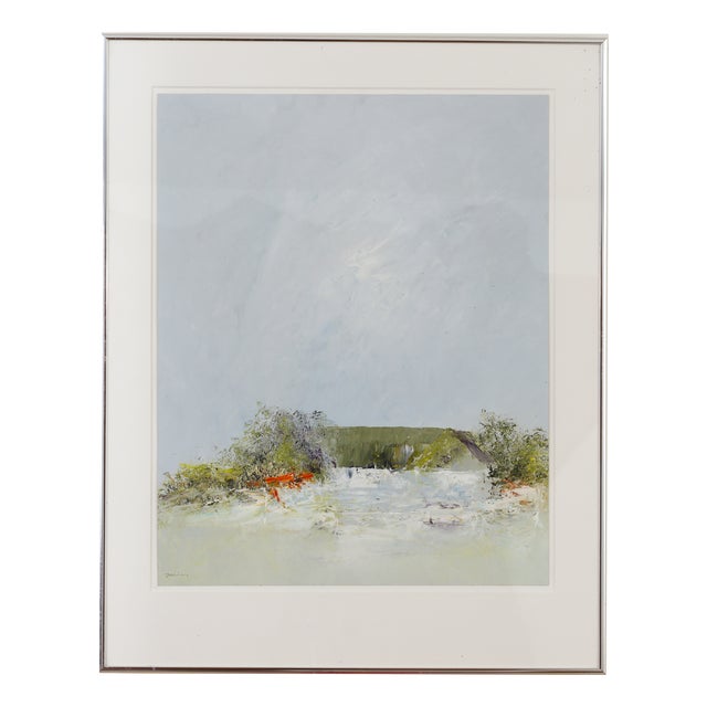 Rolf Dalin, Swedish Österlen-Inspired Painting, 1980s, Oil Painting, Framed For Sale