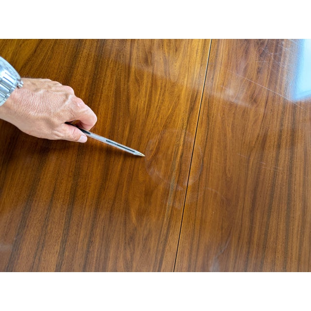 Mid Century Modern Danish Rosewood Dining Table by Rasmus, Made in Denmark For Sale - Image 17 of 18