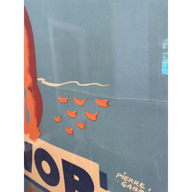 Large French Vivor Advertising Lithograph Poster by Pierre Gabriel, 1950 For Sale - Image 15 of 18