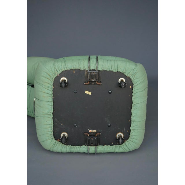 Set of Vintage Soriana Lounge Chair and Ottoman by Afra and Tobia Scarpa for Cassina, 1970s For Sale - Image 12 of 17