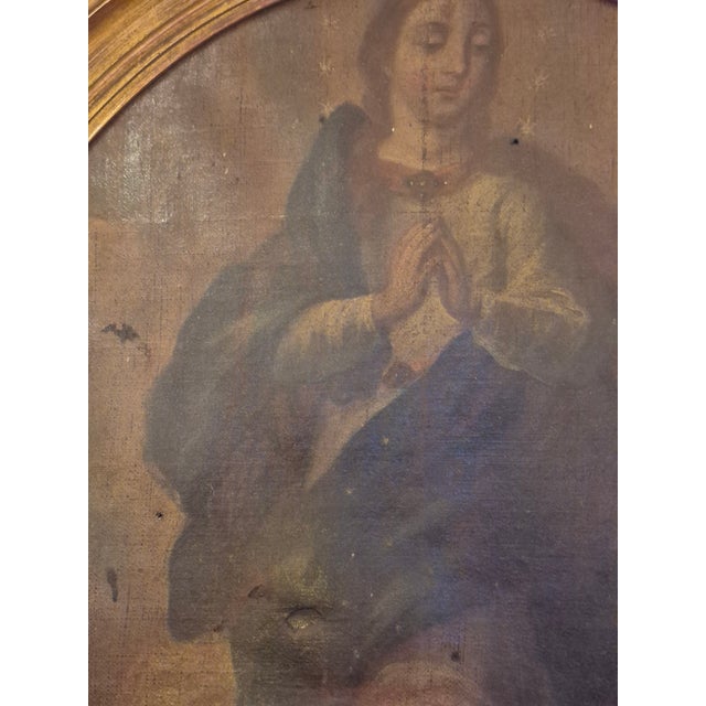 Figurative 17th Century Religious Painting For Sale - Image 3 of 5