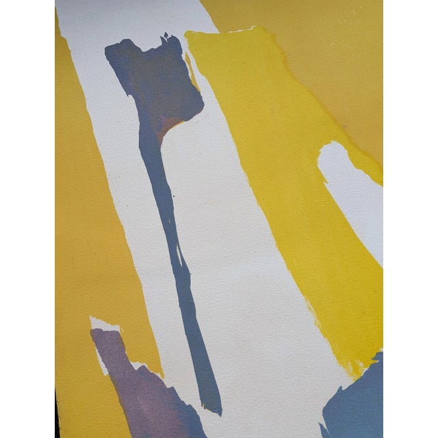 1960s Pierre Pallut, Abstraction, Hand-Signed Lithograph, 1972 For Sale - Image 5 of 13