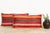 Indian Pair of Bhuj Striped Mashru Lumbar Pillows For Sale - Image 3 of 9
